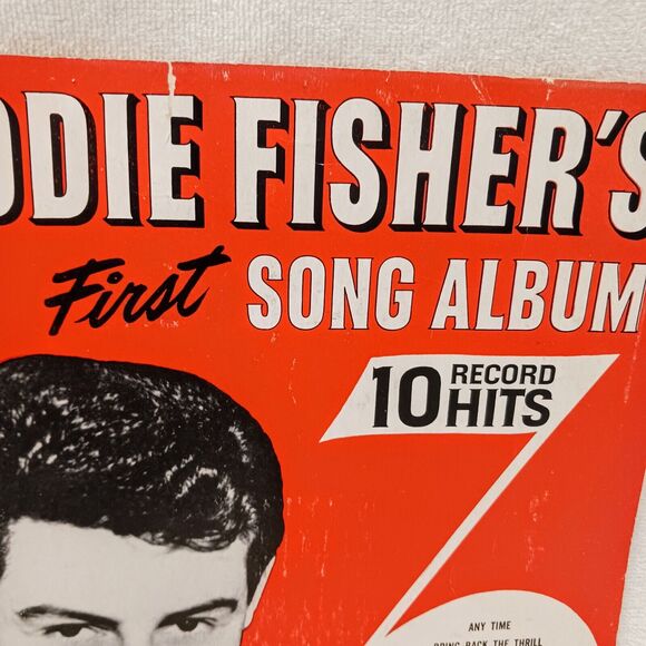1954 Eddie Fisher's First Songs 10 Ten Record Hits Music Book Crooner Ballads - Picture 2 of 16